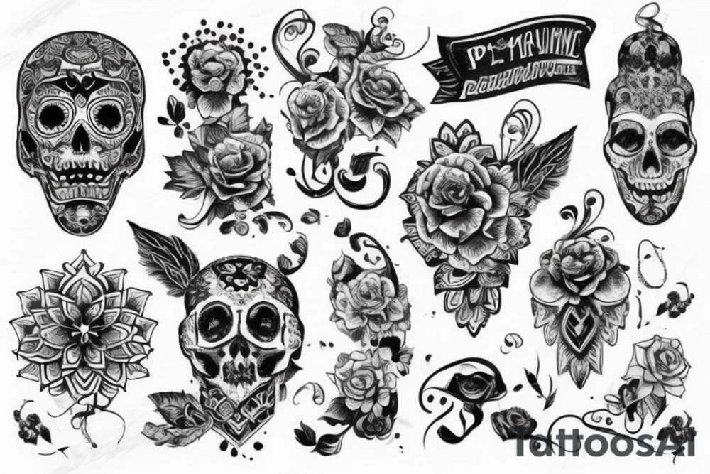 Человек разрывается между сердцем и мозгом tattoo idea