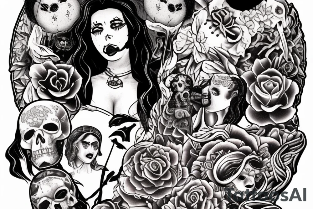 Love death and Robots Tv show Jibaro episode - siren tattoo of her half in the water as it will be at the back of my arm above my elbow tattoo idea