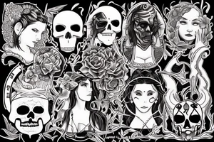 Love death and Robots Tv show Jibaro episode - siren tattoo of her half in the water as it will be at the back of my arm above my elbow tattoo idea