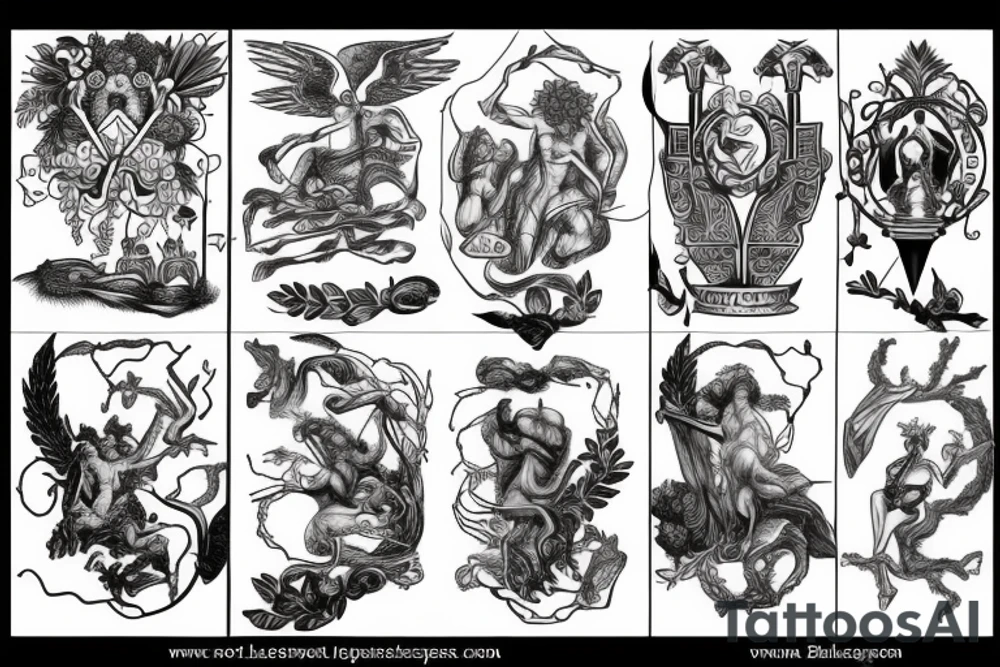 greek mythology tattoo idea