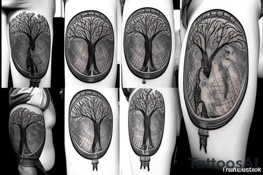 greek mythology
atlas with tree of life tattoo idea