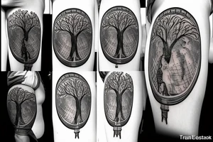 greek mythology
atlas with tree of life tattoo idea