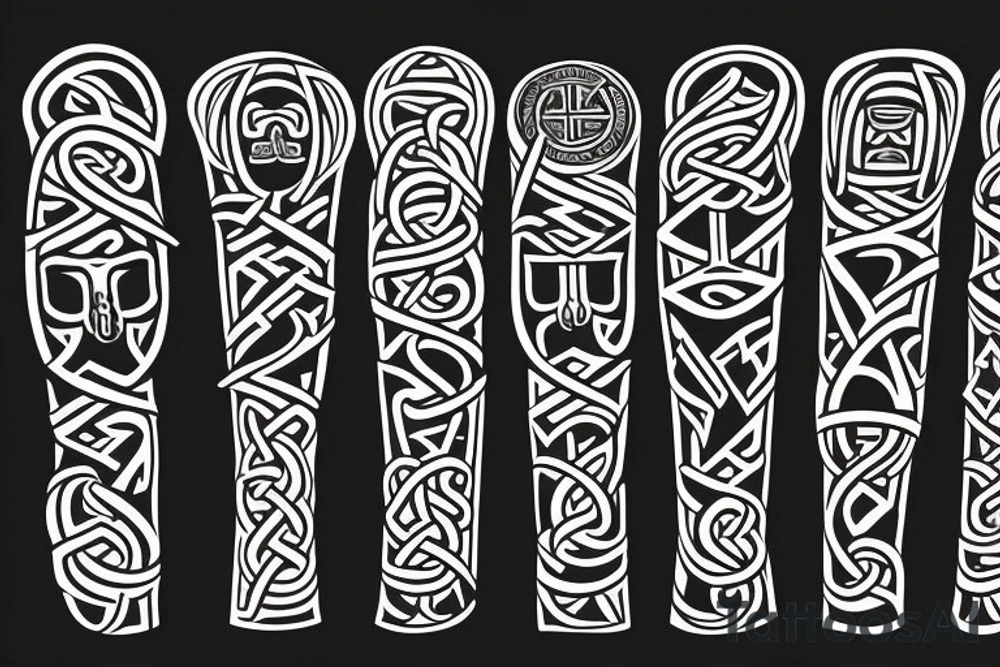 odin, rune, dark tattoo idea