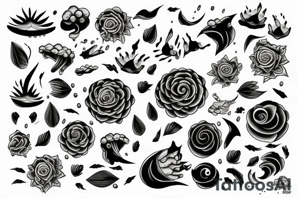 Rainstorm tattoo idea