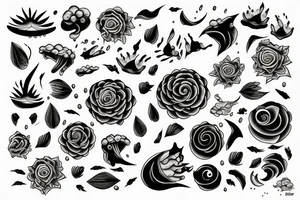 Rainstorm tattoo idea