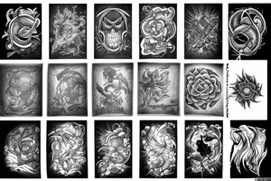 Rainstorm tattoo idea
