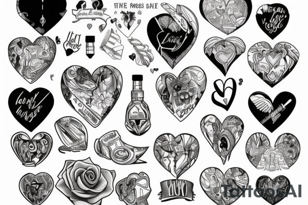 The heart is the strongest muscle tattoo idea