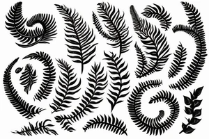 Silver fern tattoo idea