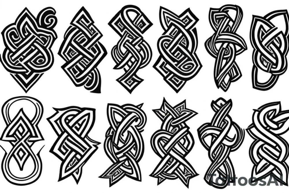 the trinity knot tattoo idea
