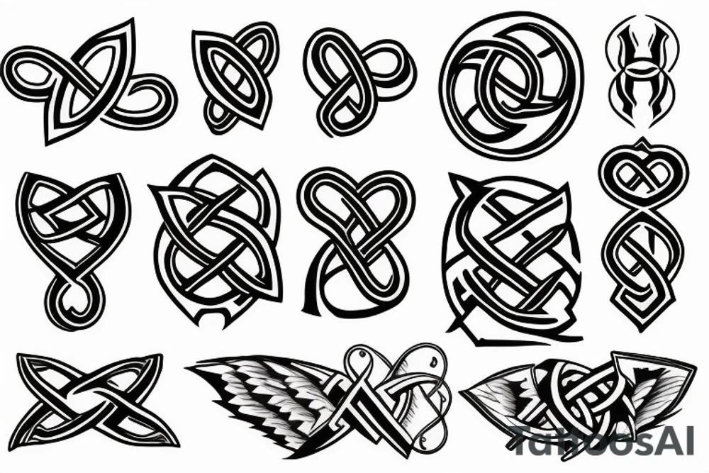 the trinity knot tattoo idea