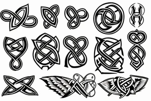 the trinity knot tattoo idea