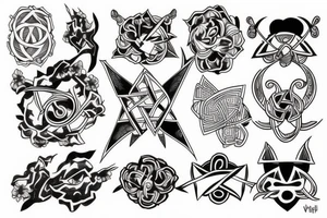the trinity knot tattoo idea