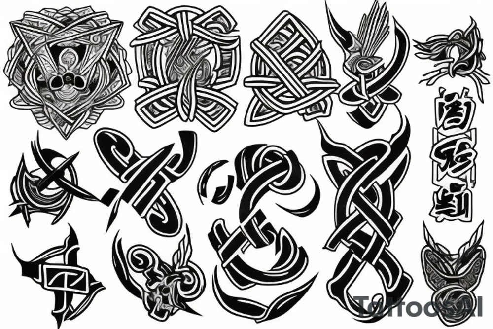 the trinity knot tattoo idea