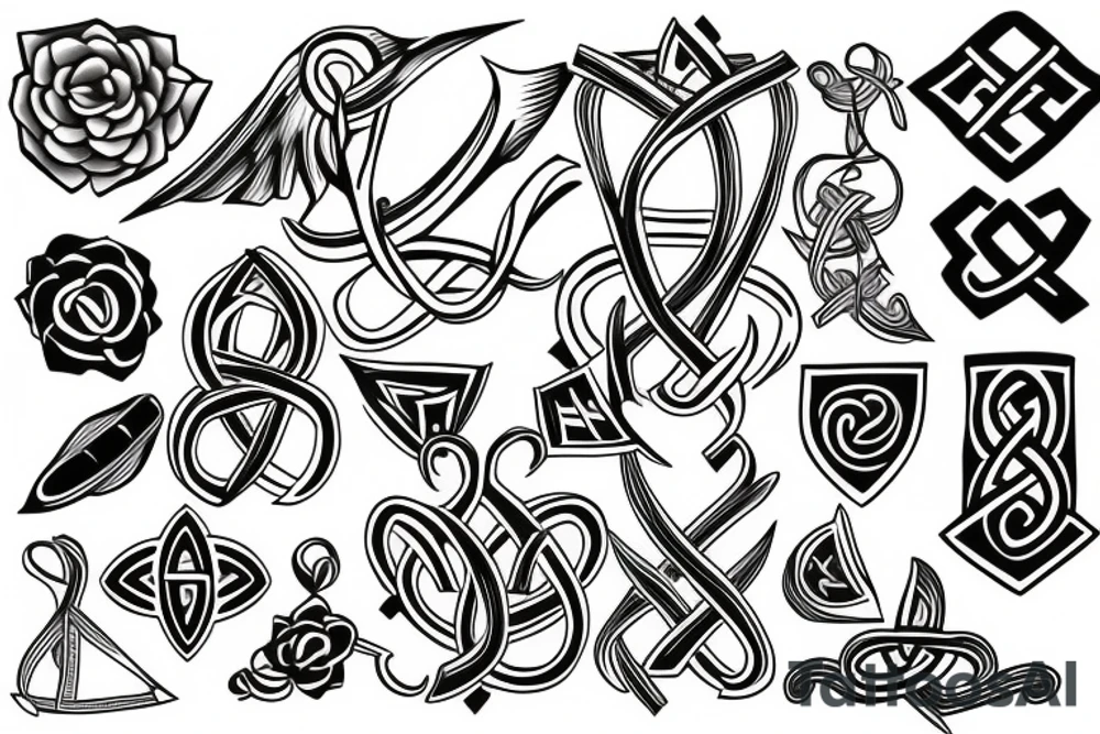 the trinity knot tattoo idea