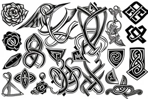 the trinity knot tattoo idea