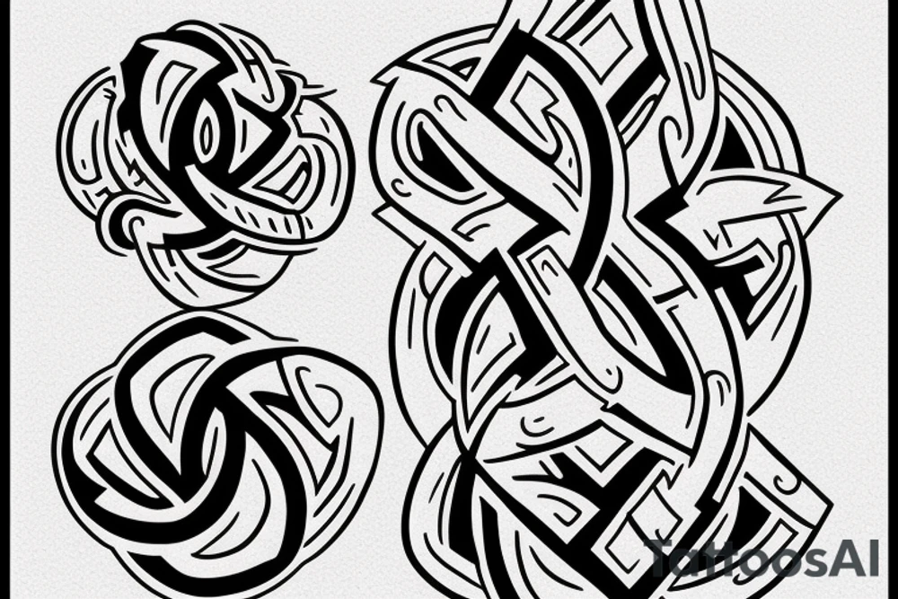 the trinity knot tattoo idea