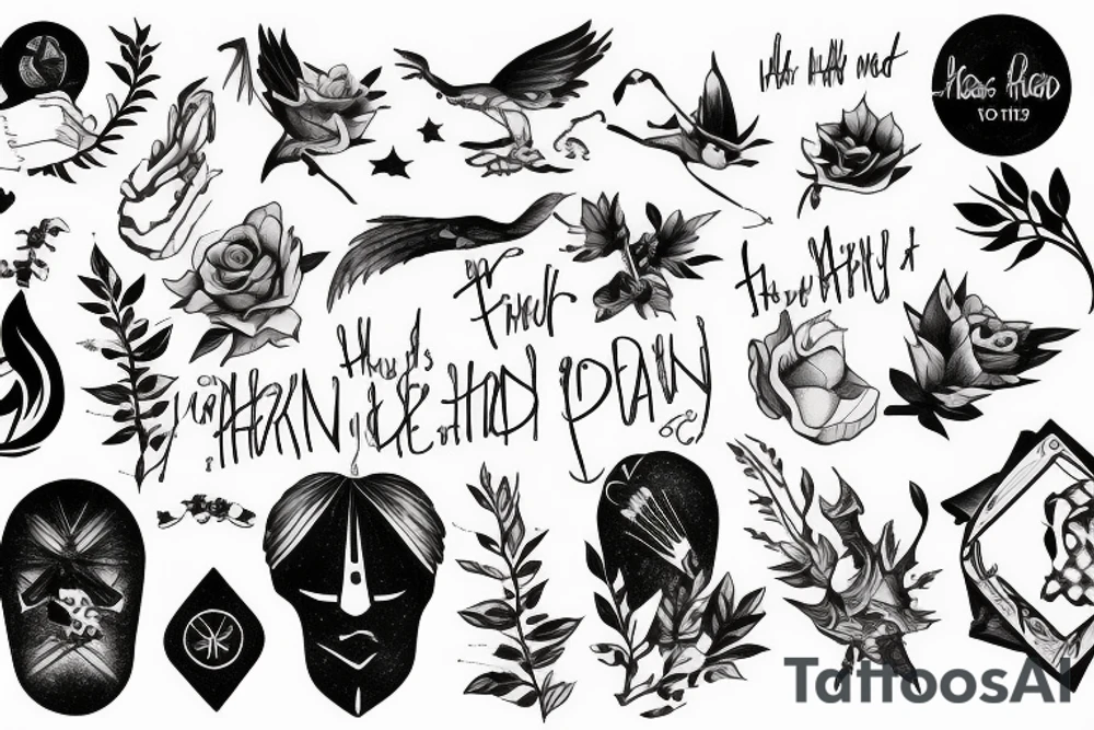 Through Heaven He’ll and Everything in Between tattoo idea