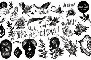 Through Heaven He’ll and Everything in Between tattoo idea