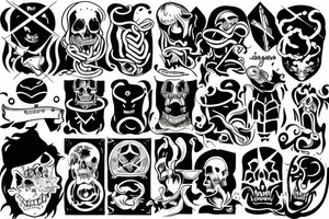 Through Heaven Hell and Everything in Between tattoo idea