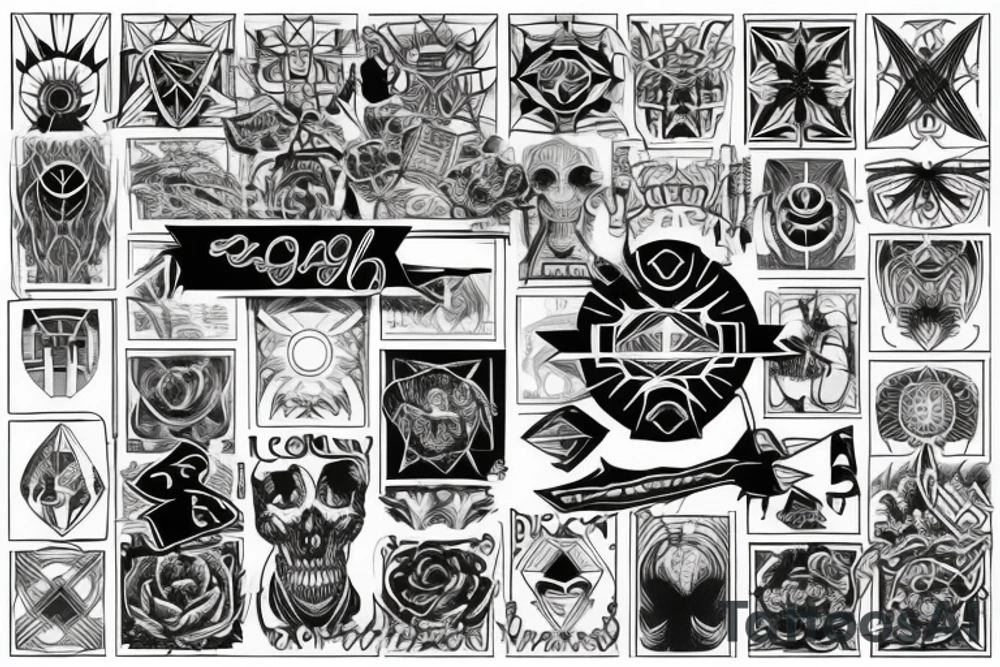 Through Heaven Hell and Everything in Between tattoo idea