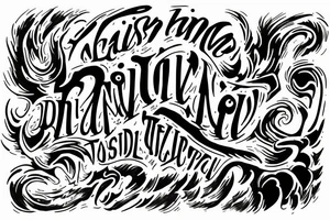 Through Heaven Hell and Everything in Between tattoo idea