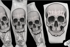Bottom half of a skull tattoo idea