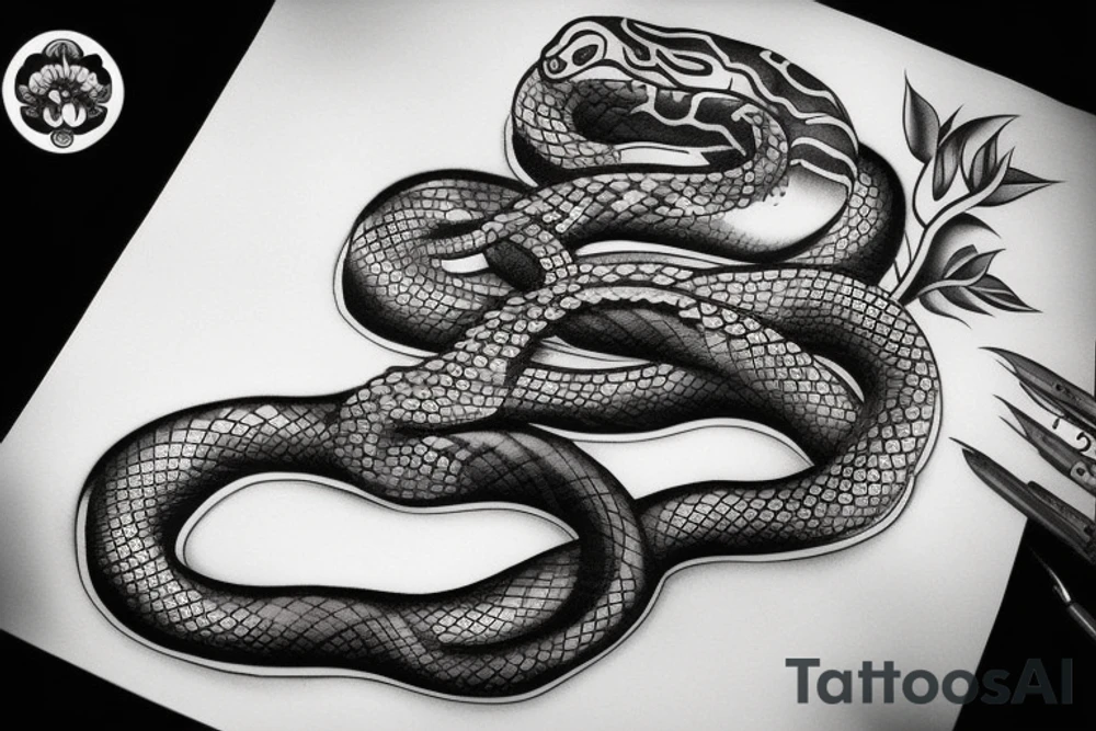 Snake tattoo idea