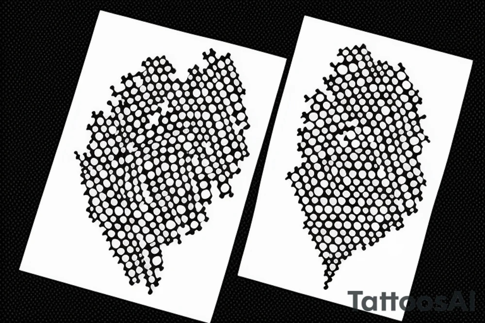 i love you with binary code tattoo idea