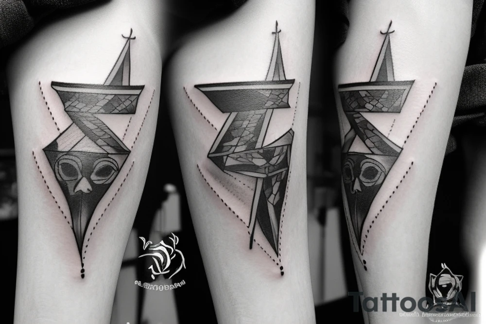 three swords tattoo idea