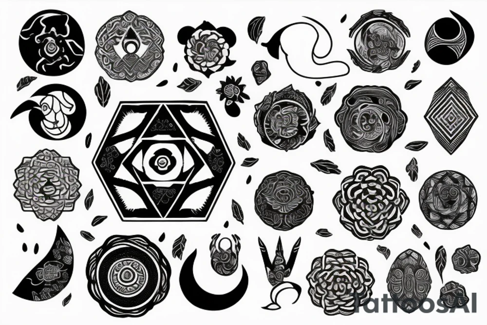 fox on Yin Yang tattoo idea
