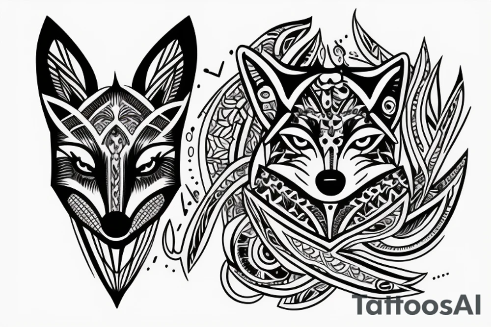 fox tattoo tattoo idea