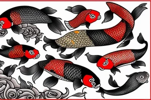 Koi carp tattoo idea