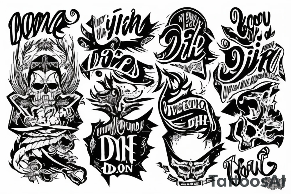 If you don't fight you die tattoo idea