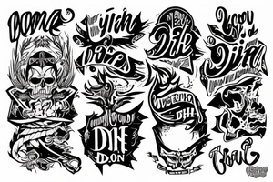 If you don't fight you die tattoo idea