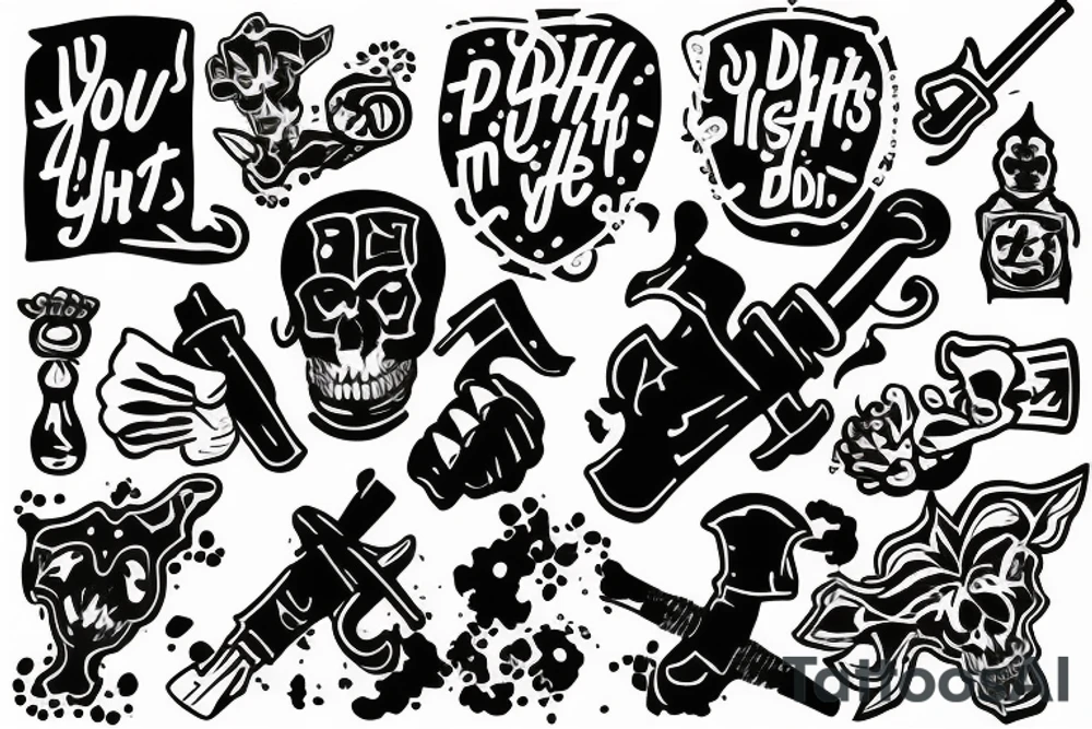 If you don't fight you die tattoo idea