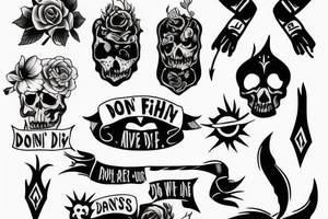 If you don't fight you die tattoo idea