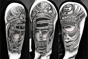 Spartan vs samurai tattoo idea
