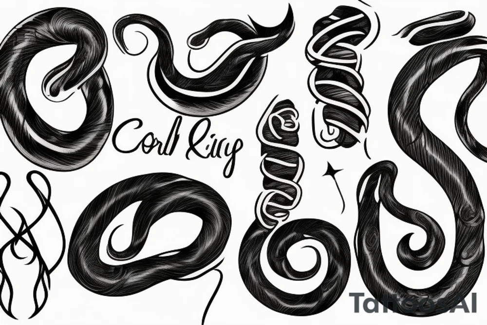 Umbilical cord to smooth line tattoo idea