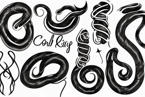 Umbilical cord to smooth line tattoo idea