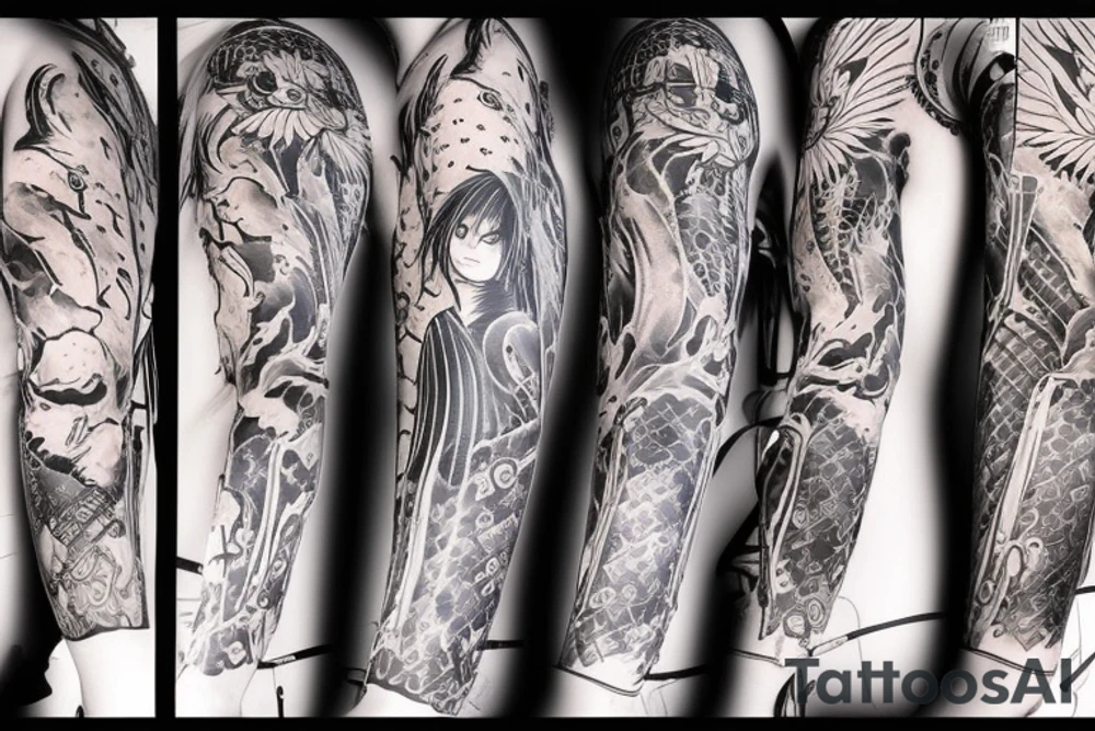 sasuke kirin tattoo idea