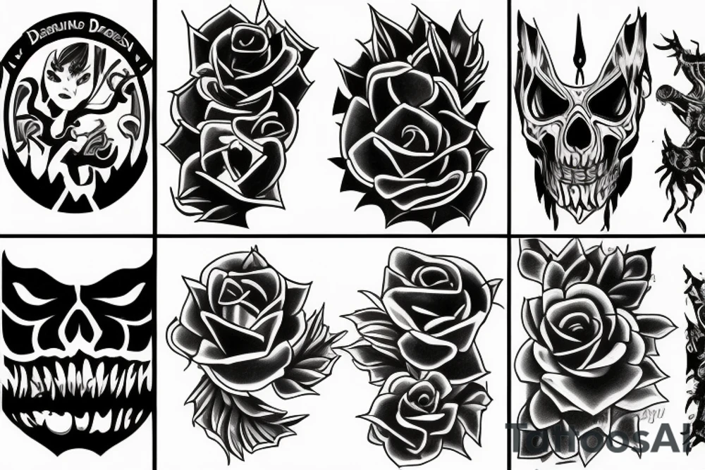 Darkness tattoo idea