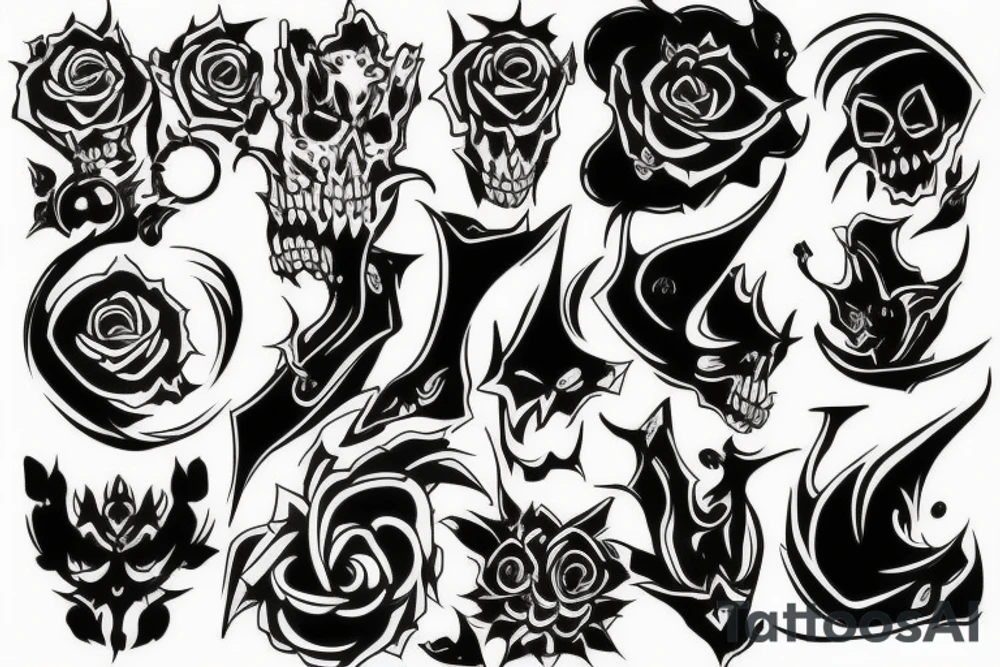 Darkness tattoo idea