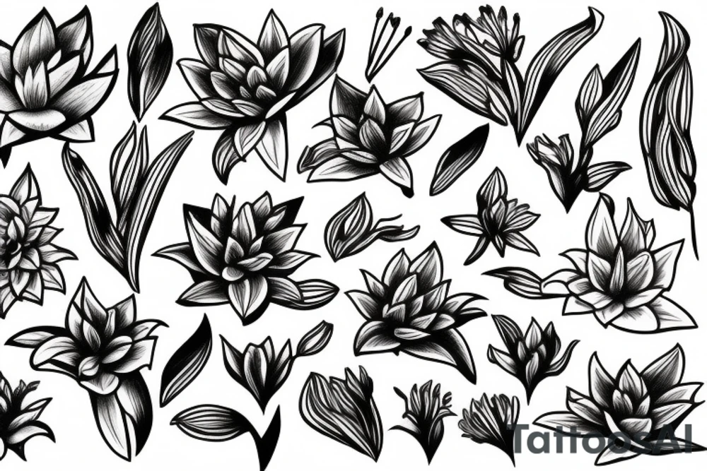 lily tattoo idea