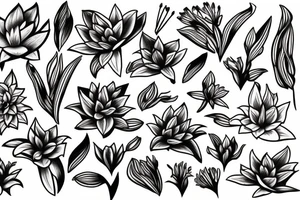lily tattoo idea