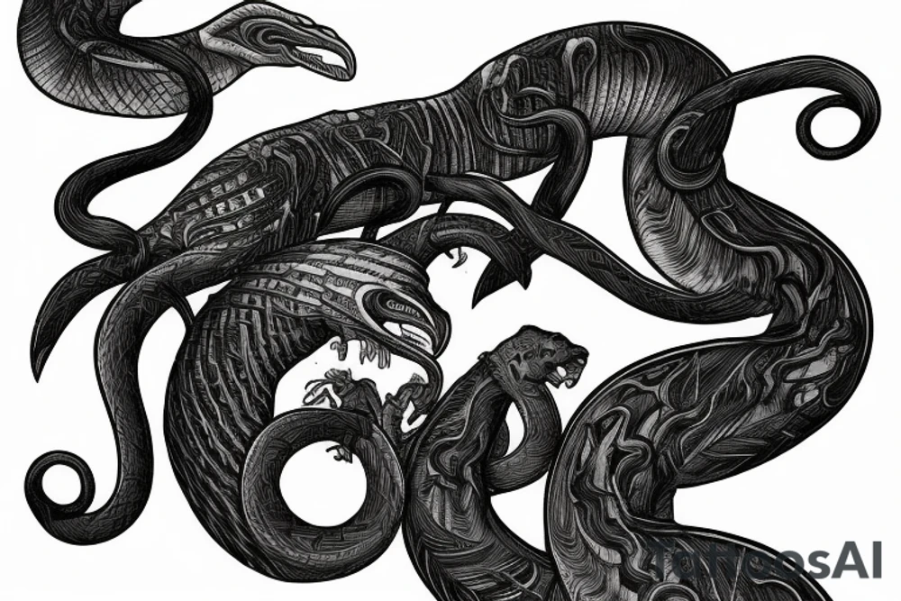 Cobra on the chess board tattoo idea