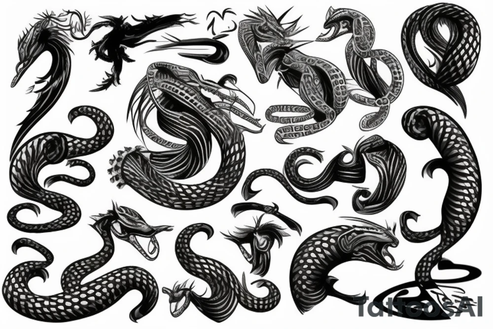 Cobra on the chess board tattoo idea