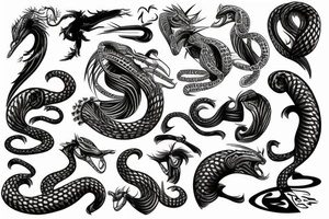 Cobra on the chess board tattoo idea