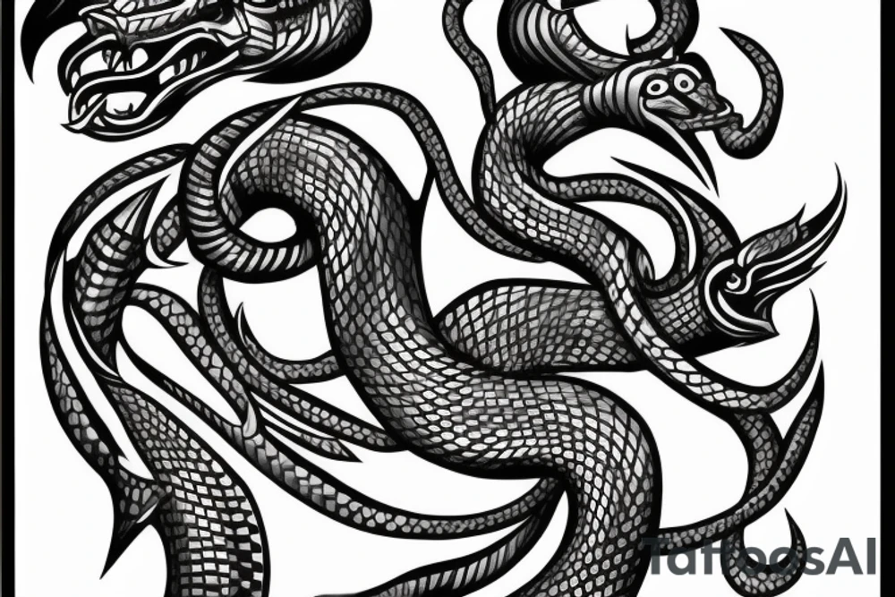 Cobra on the chessboard tattoo idea