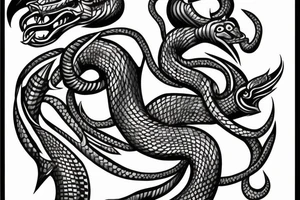 Cobra on the chessboard tattoo idea