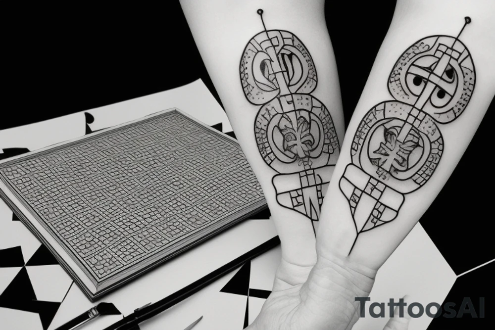 chessboard tattoo idea